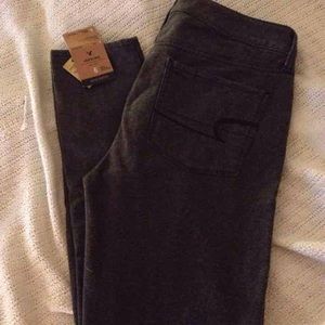Gray high rise jeggings