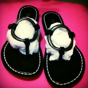Worn Once Bernardo Metal Thong (Matrix) Sandals 6M