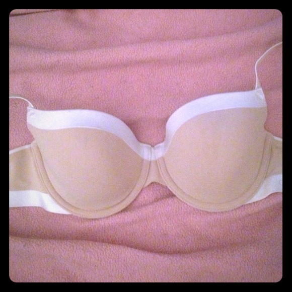 Calvin Klein nude and white bra size 32D