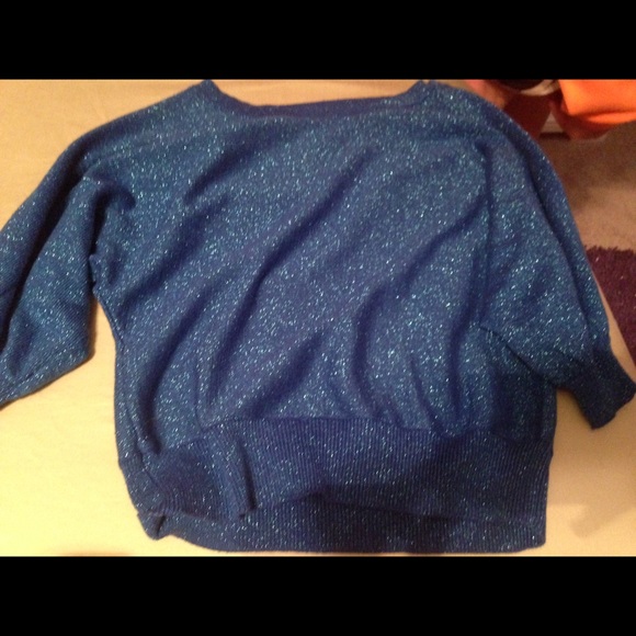Blue sparkly justice top