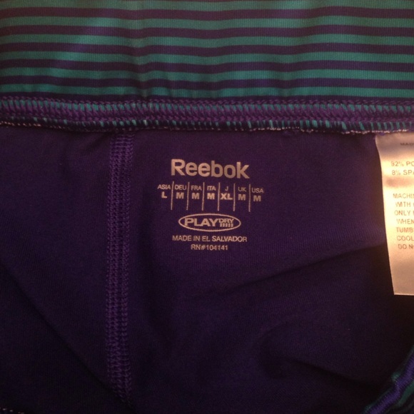 Blue Reebok Compression Shorts - Picture 3 of 3
