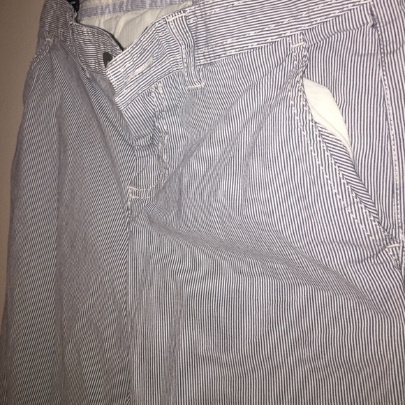 Gap pinstriped dress pants