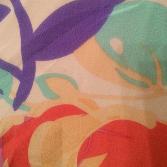 pink silk flower yumi kim blouse - Picture 4 of 4