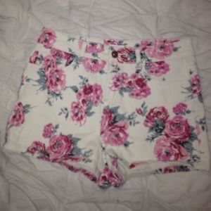 Floral forever21 shorts
