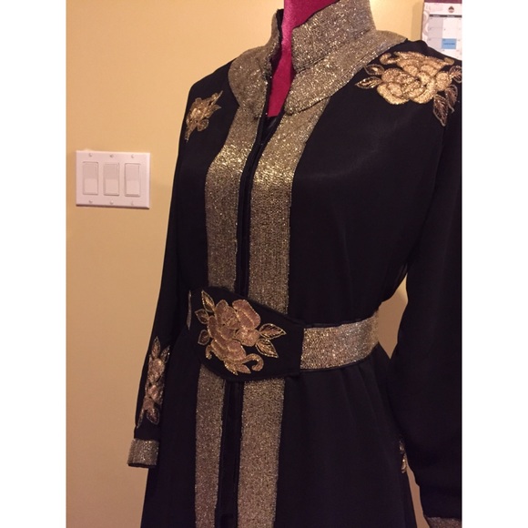 Custom made caftan with very beautiful details