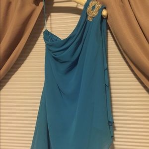 Cache one shoulder dress