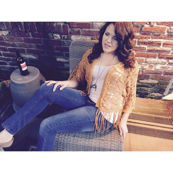 BOHO STYLE, OPEN KNIT CARDIGAN.