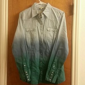 NWOT Stetson Ombre shirt