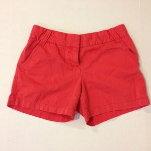 Light Red Classic Twill Chino Shorts City Fit