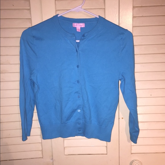 Lily Pulitzer blue cardigan
