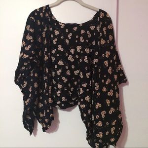 Brandy Melville Sunflower Kimono Cardigan