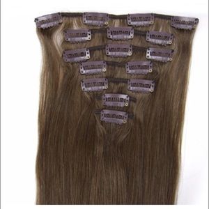 7 clip in real hair extensions
