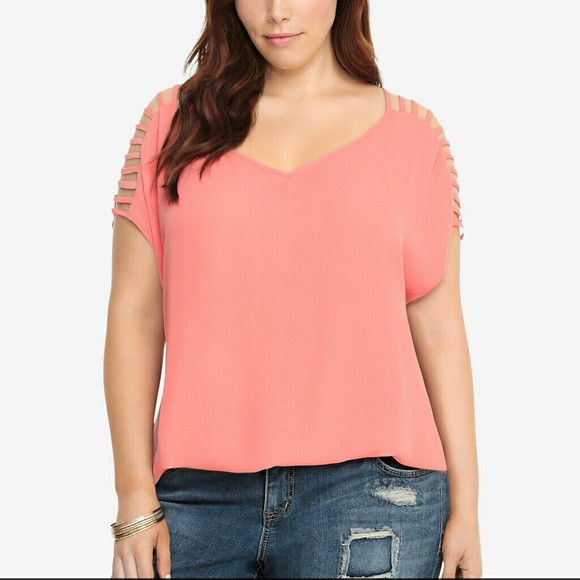 Coral Blouse