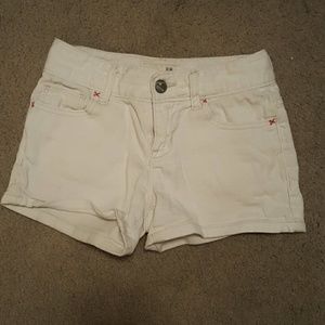 White Shorts