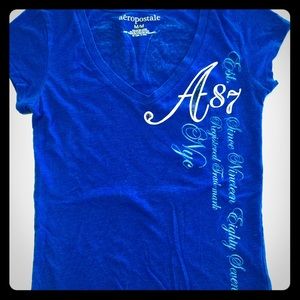 Blue Aeropostale T-shirt beautifully designed NWOT