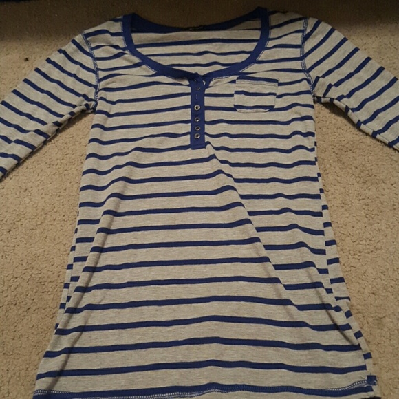 Blue and Gray T-shirt