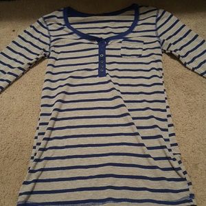 Blue and Gray T-shirt