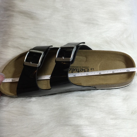 ❌Sold❌Betula Black Patent Sandals - Picture 4 of 4