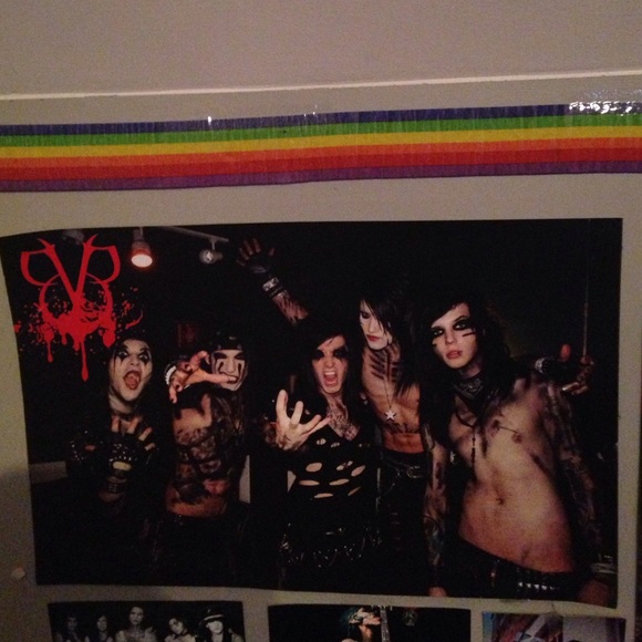 black veil brides poster.