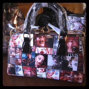 Colorful magazine purse