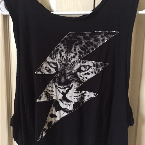 Cute open back tank top