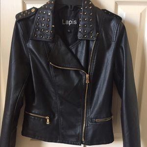 Laois faux leather jacket