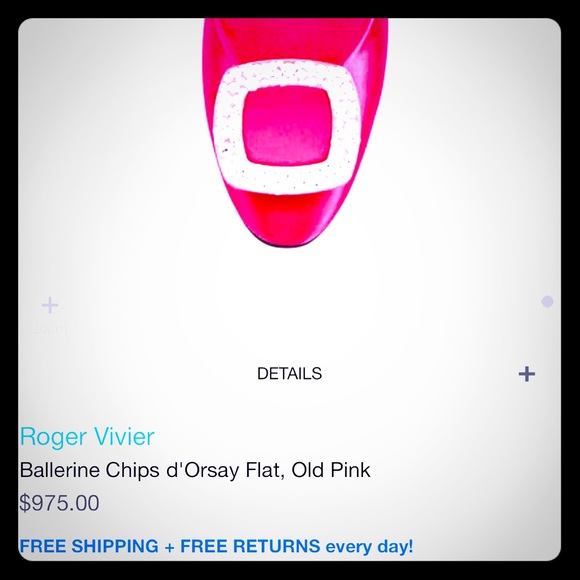 Authentic roger vivier pink flats with crystals