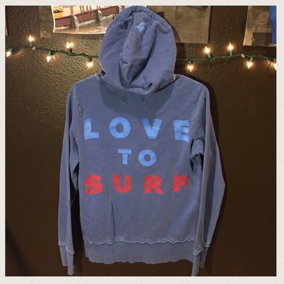 Blue Zip-up Hoodie
