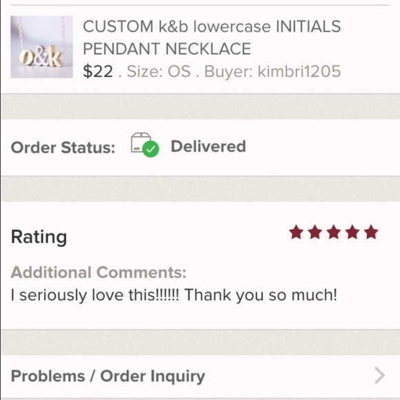 CUSTOM lowercase INITIALS NECKLACE - Picture 4 of 5