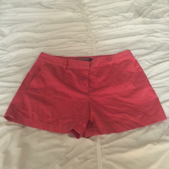 Vineyard Vines faded red dock shorts