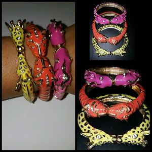 Animal Enamel Stretch Bracelet