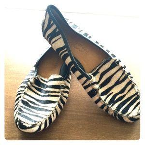 Zebra print Patricia Green loafers