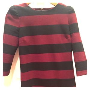 Zara striped shift dress