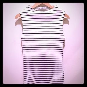 Mock-neck body conscious dress