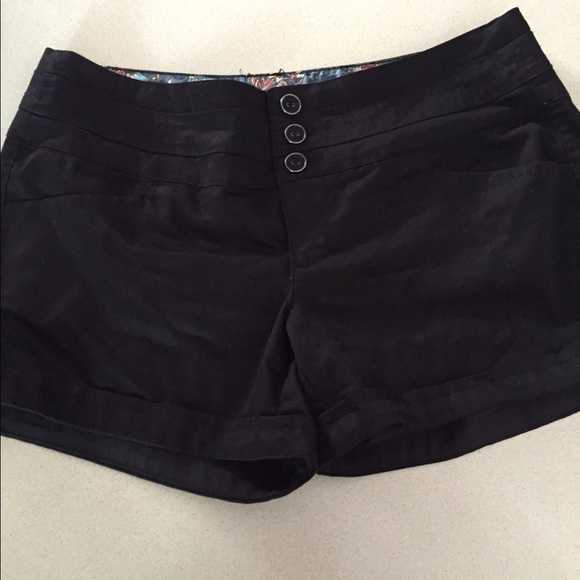 Women's black shorts