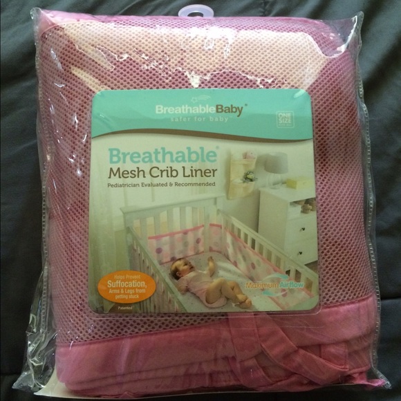 Breathable Baby mesh crib liner