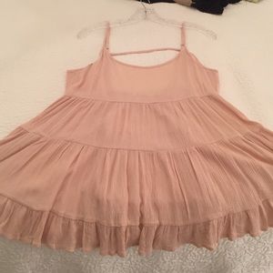 Pink baby doll top