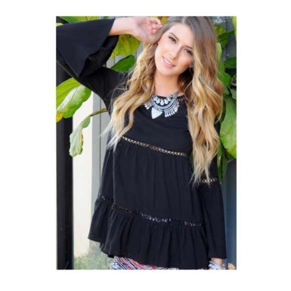 Bell Sleeved Boho Top