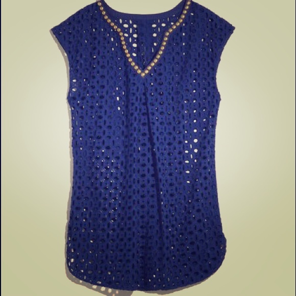 Lilly for Target Navy Eyelet Cover-Up