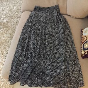LA Hearts maxi skirt