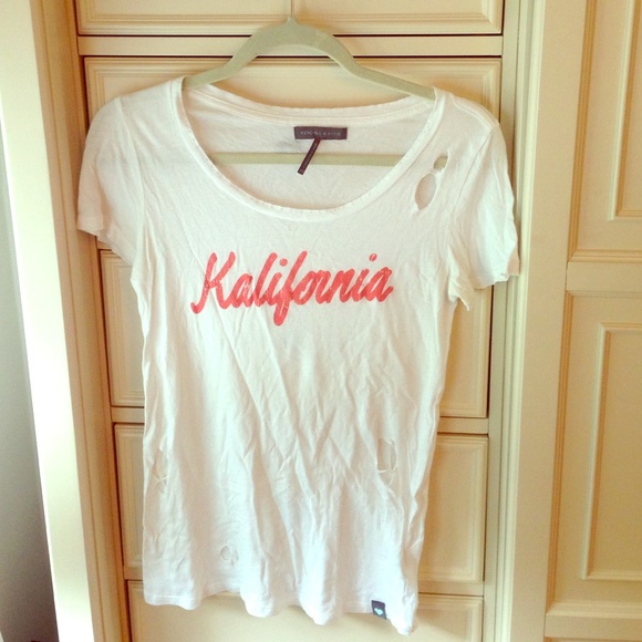 Kendall and Kylie Collection "worn" t-shirt