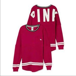 Vs Pink Varsity Crew.