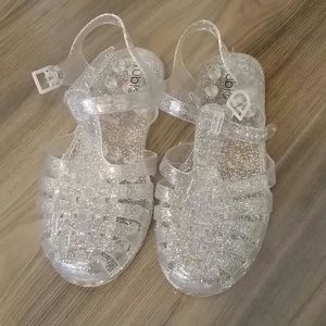 Clear sparkled Jelly Sandals