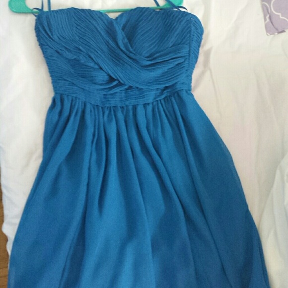 Blue Chiffon Dress