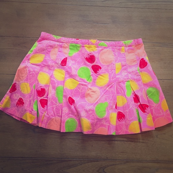 Lilly Pulitzer Marzipan pleated tennis skort 10