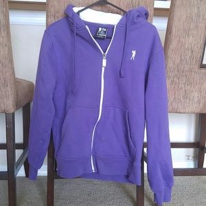 Nwot Ryan sheckler purple fleece hoodie