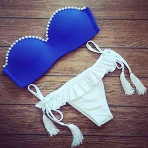 Blue bikini never worn