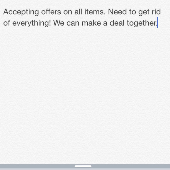 Everything needs to go!