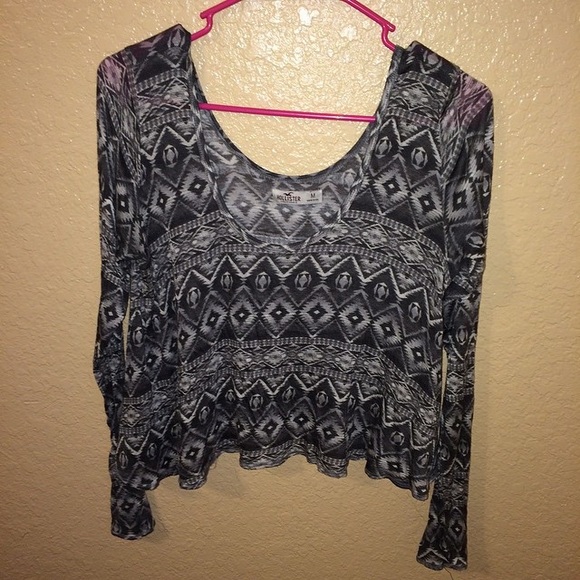 Hollister Tribal Long Sleeve Top