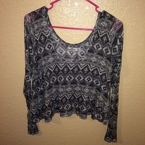 Hollister Tribal Long Sleeve Top